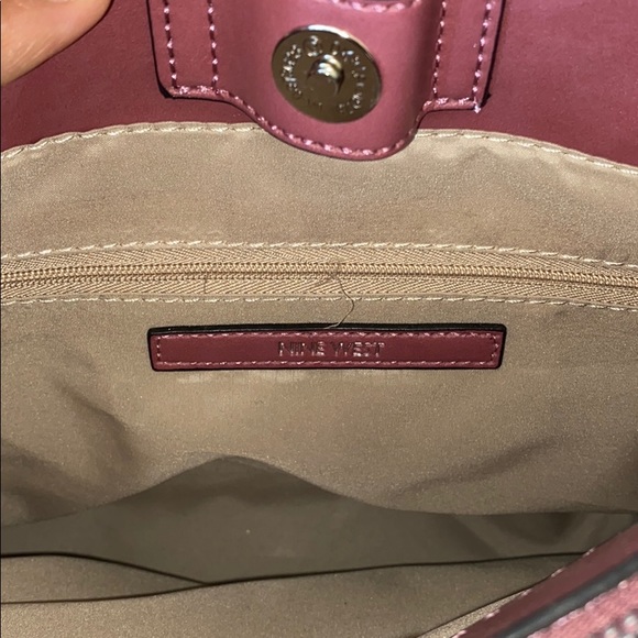 New Nine West pink leather hand bag - Picture 4 of 6